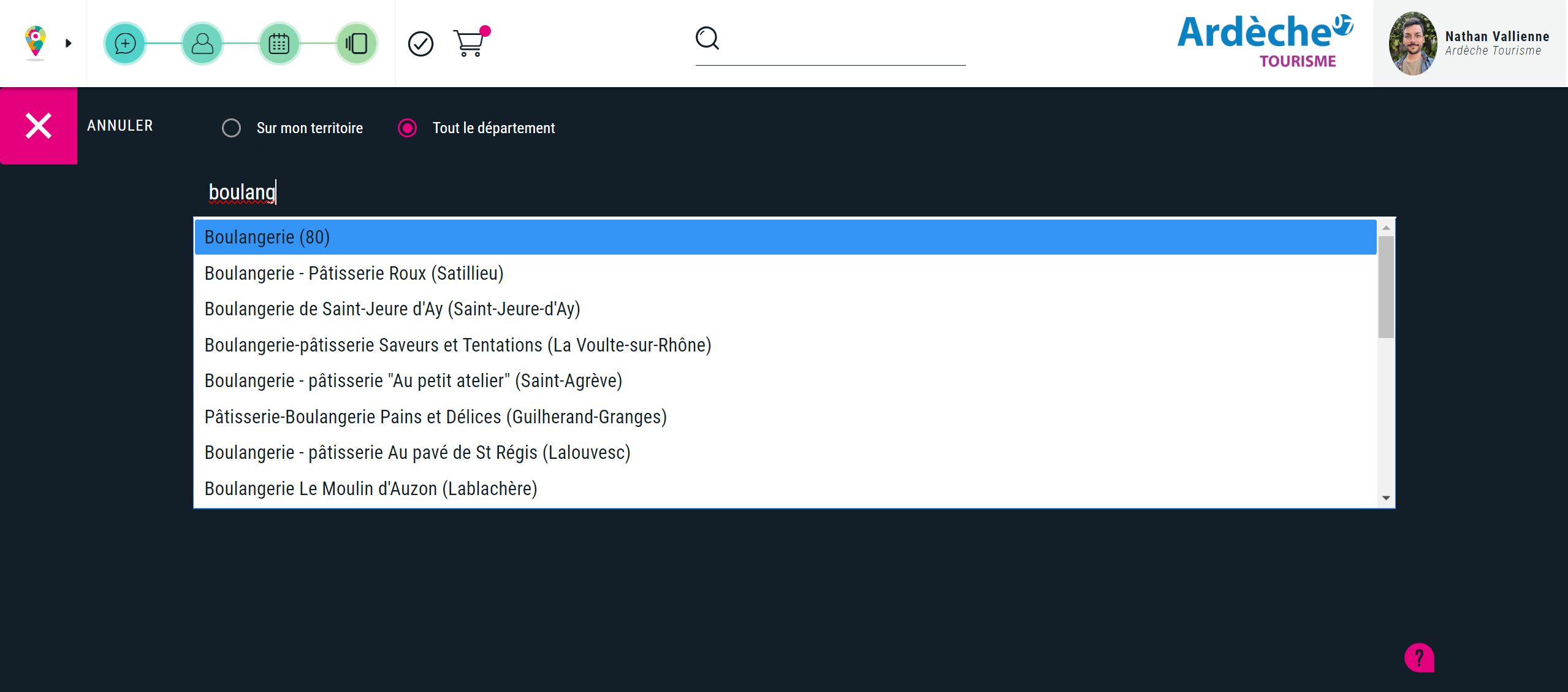Trouver les fiches COS