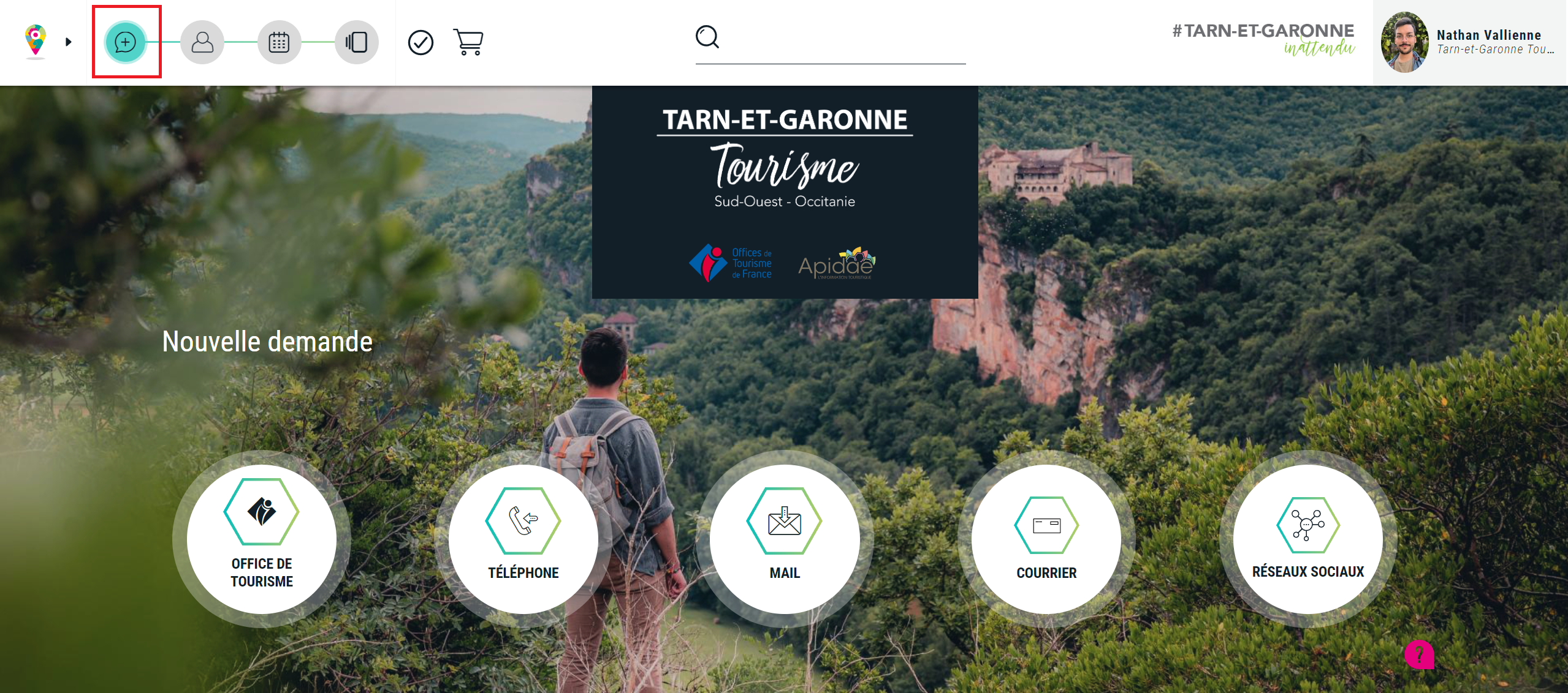 Onglet canal de conseil